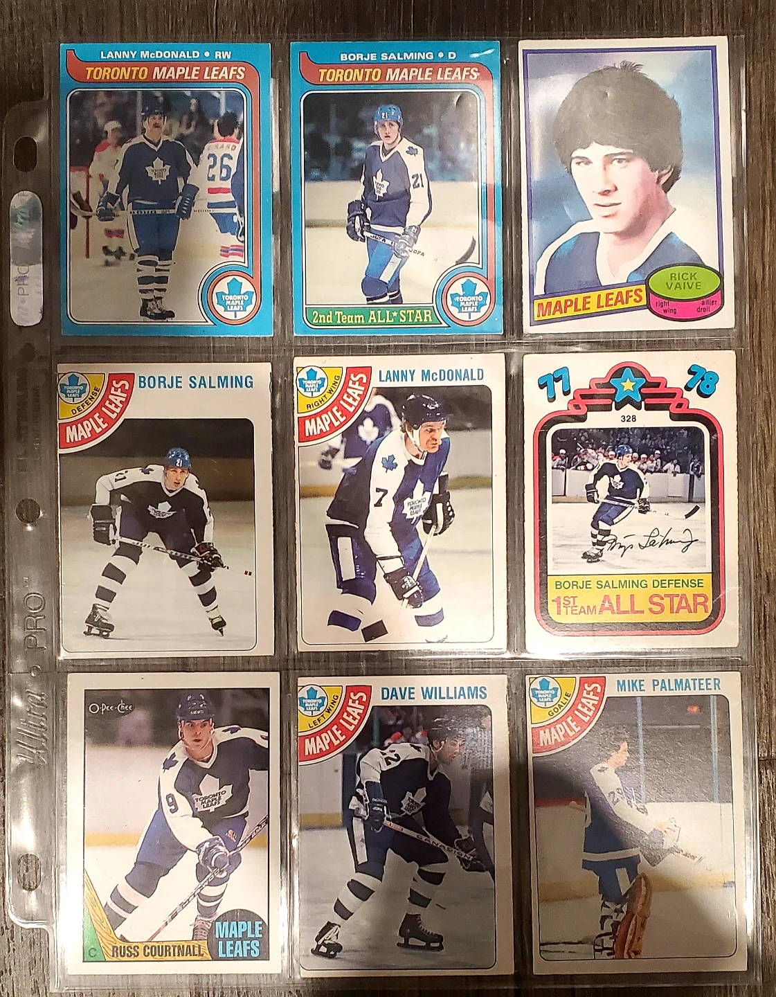 Toronto maple leafs hockey cards