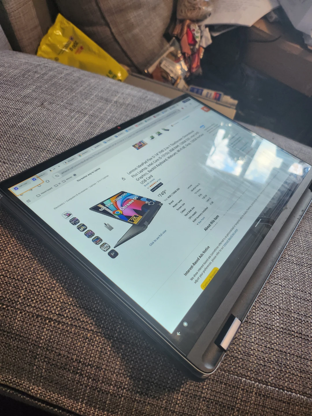 Lenovo Flex 5i Chromebook 14" HD Touchscreen - photo 2