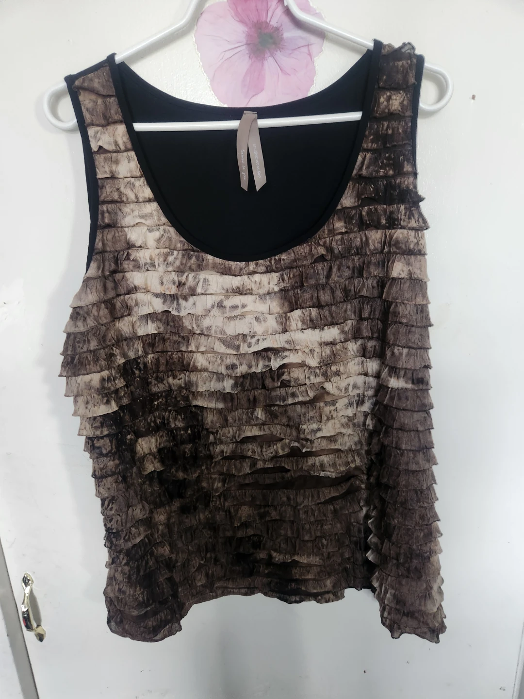 Penningtons Women's Sleeveless Ruffle Top - photo 2