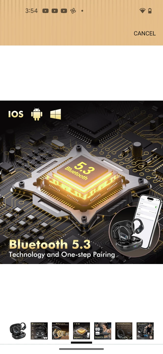 HAOYUYAN Wireless Earbuds Bluetooth 5.3 IPX7 Waterproof - photo 4