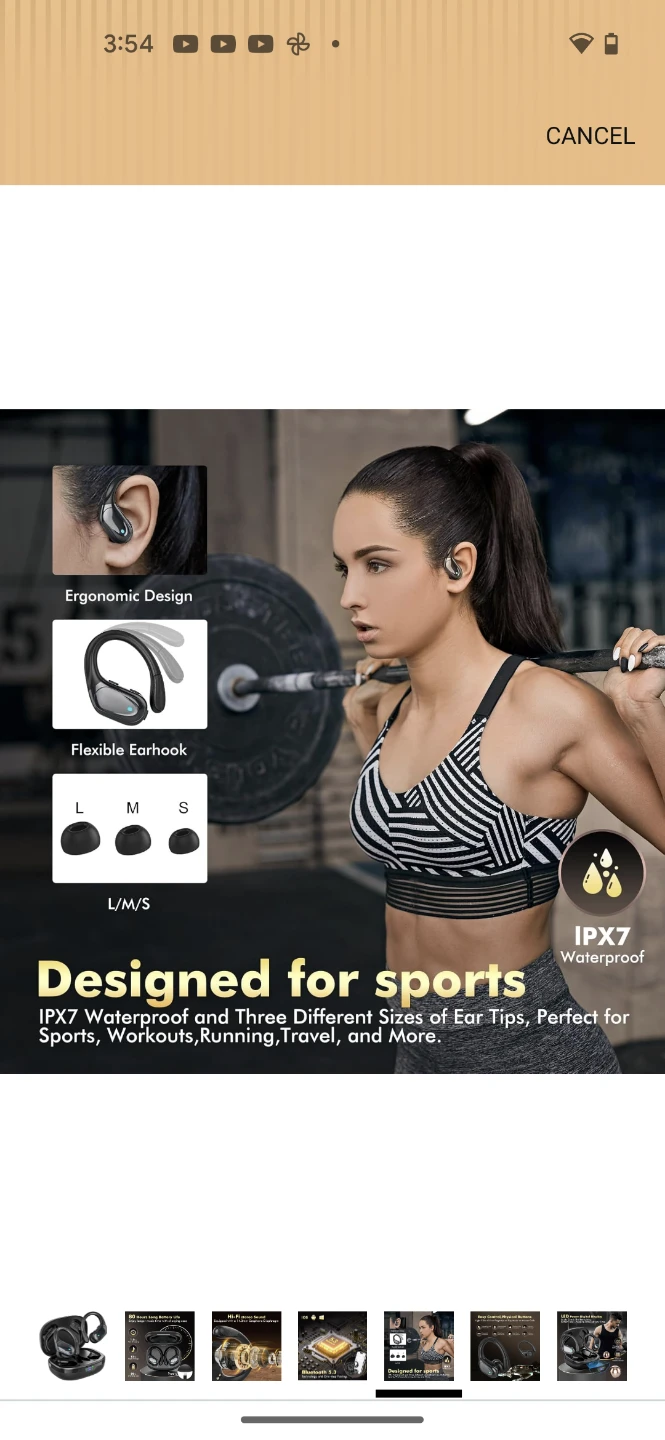HAOYUYAN Wireless Earbuds Bluetooth 5.3 IPX7 Waterproof - photo 5