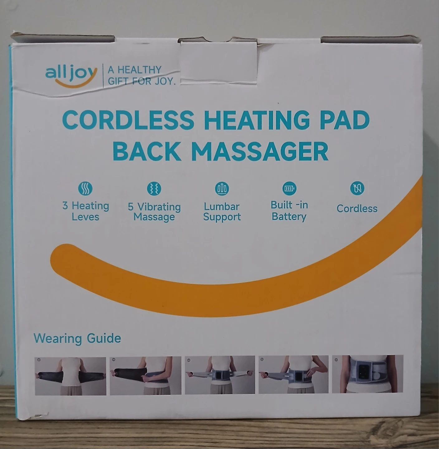 Alljoy Cordless Heating Pad Back Massager - photo 2