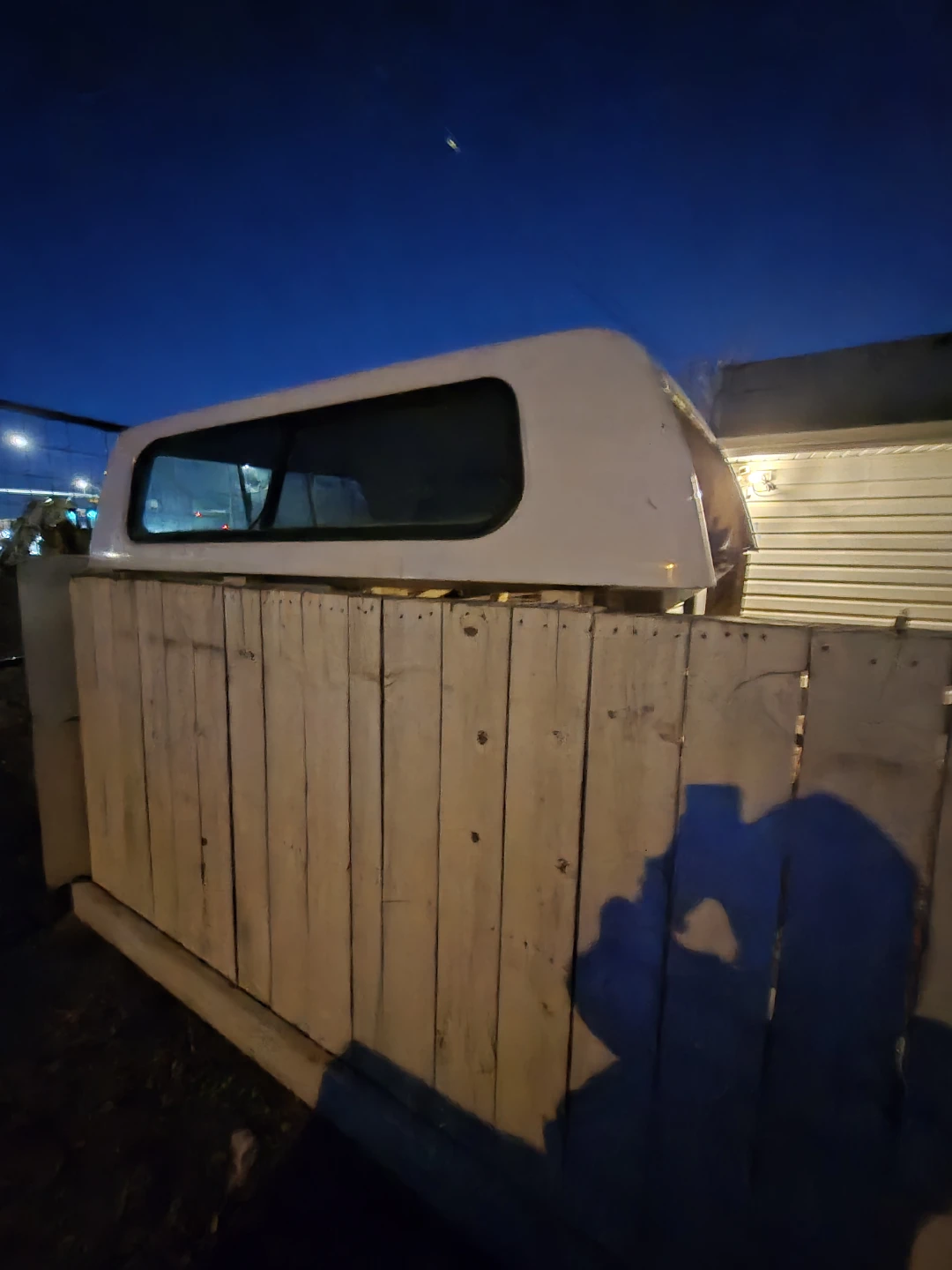 White Truck Cap Canopy