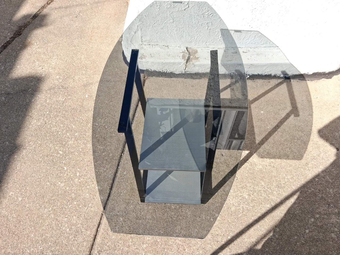 Mesa auxiliarr de vidrio templado - photo 3