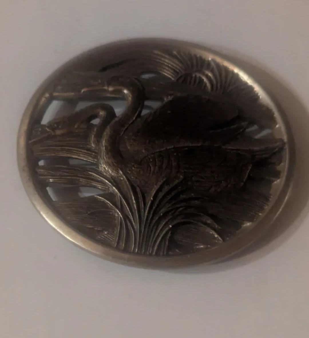 Decorative Metal Trivet with Swan Design - photo 3