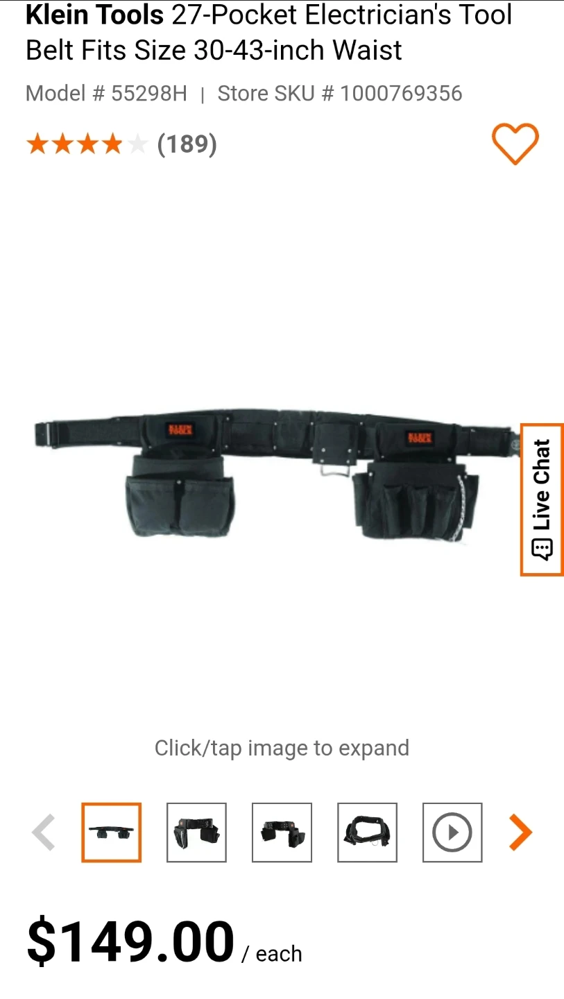 Klein Tools 27-Pocket Electrician's Tool Belt - photo 2