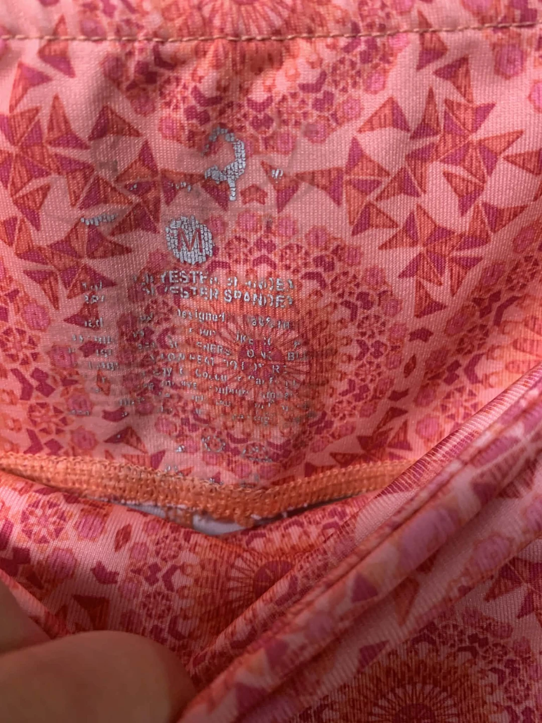 M Boutique Pink Mandala Print Cropped Leggings Size M - photo 2