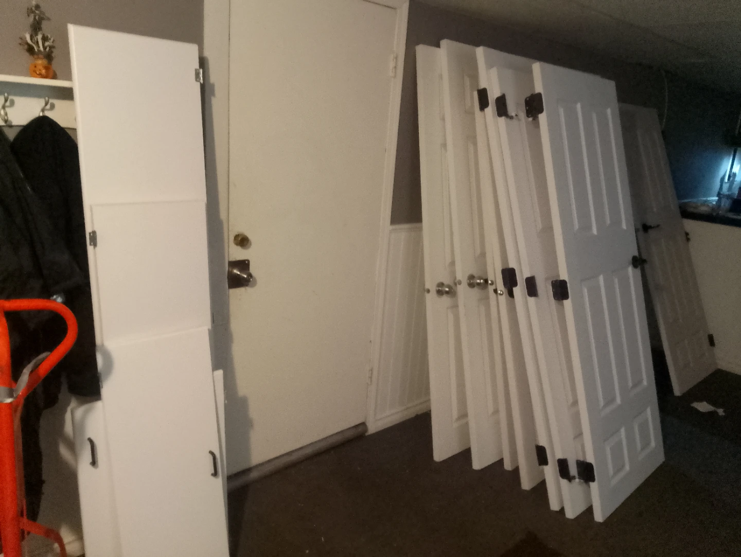 White Interior Doors with Hardware