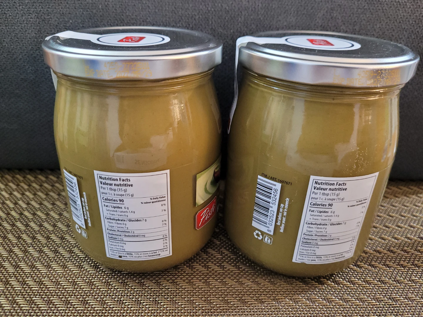 Pisti Pistachio Spread 600g Jars (Set of 2) - photo 3