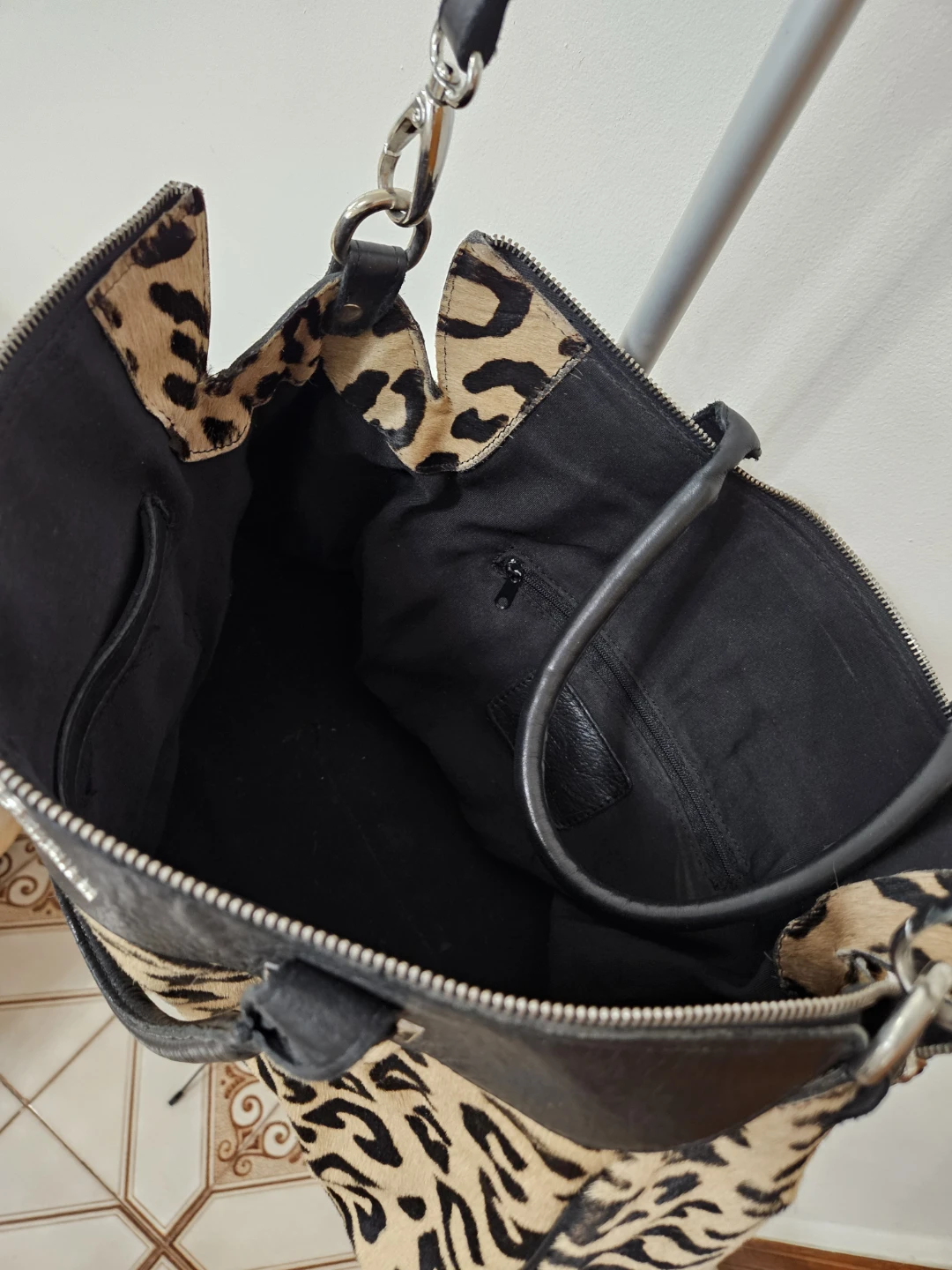 Made in italy leapord print bag and wallet - photo 3