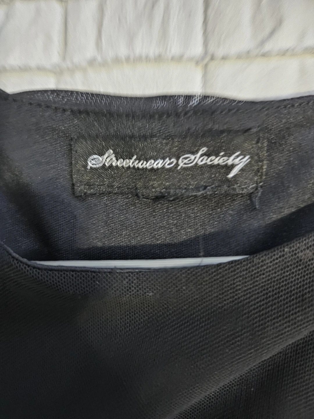 Streetwear Society Black Mesh Ruched Mini Dress - photo 2