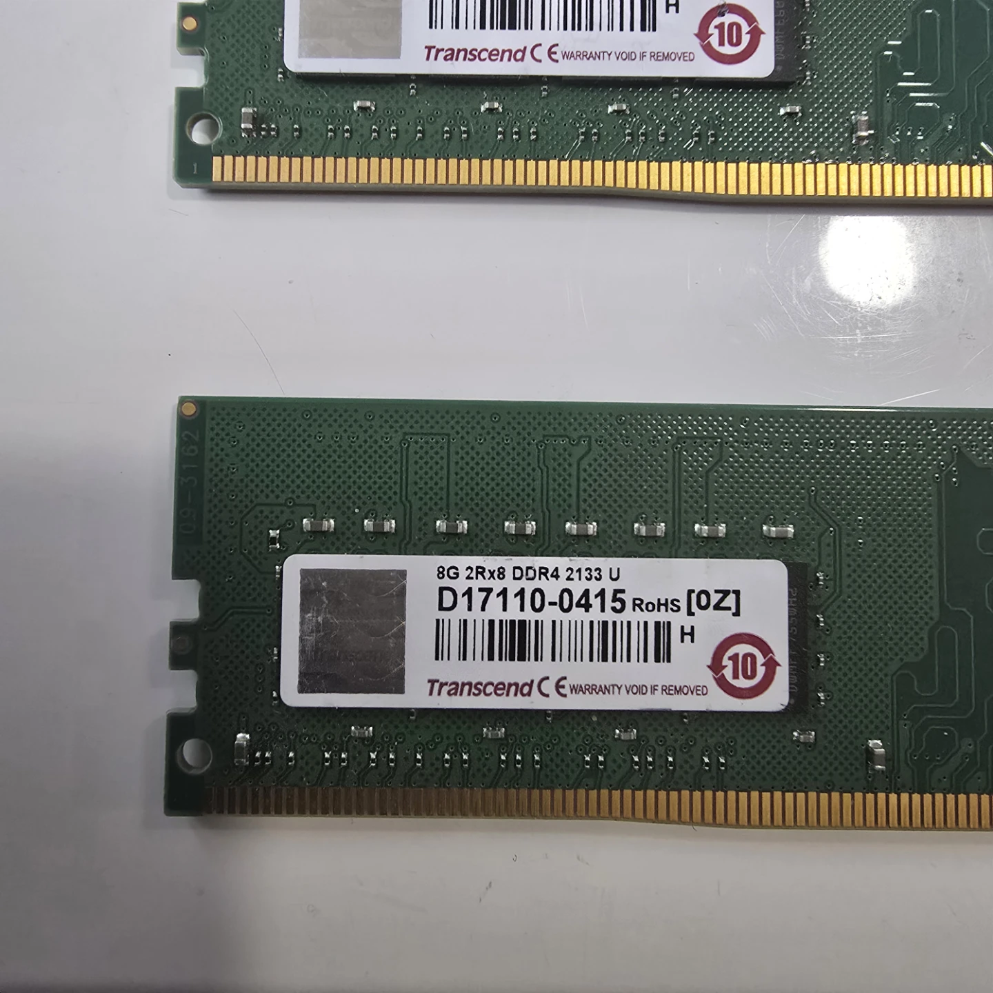 Transcend 8GB DDR4 2133MHz RAM Modules (2x) - photo 2
