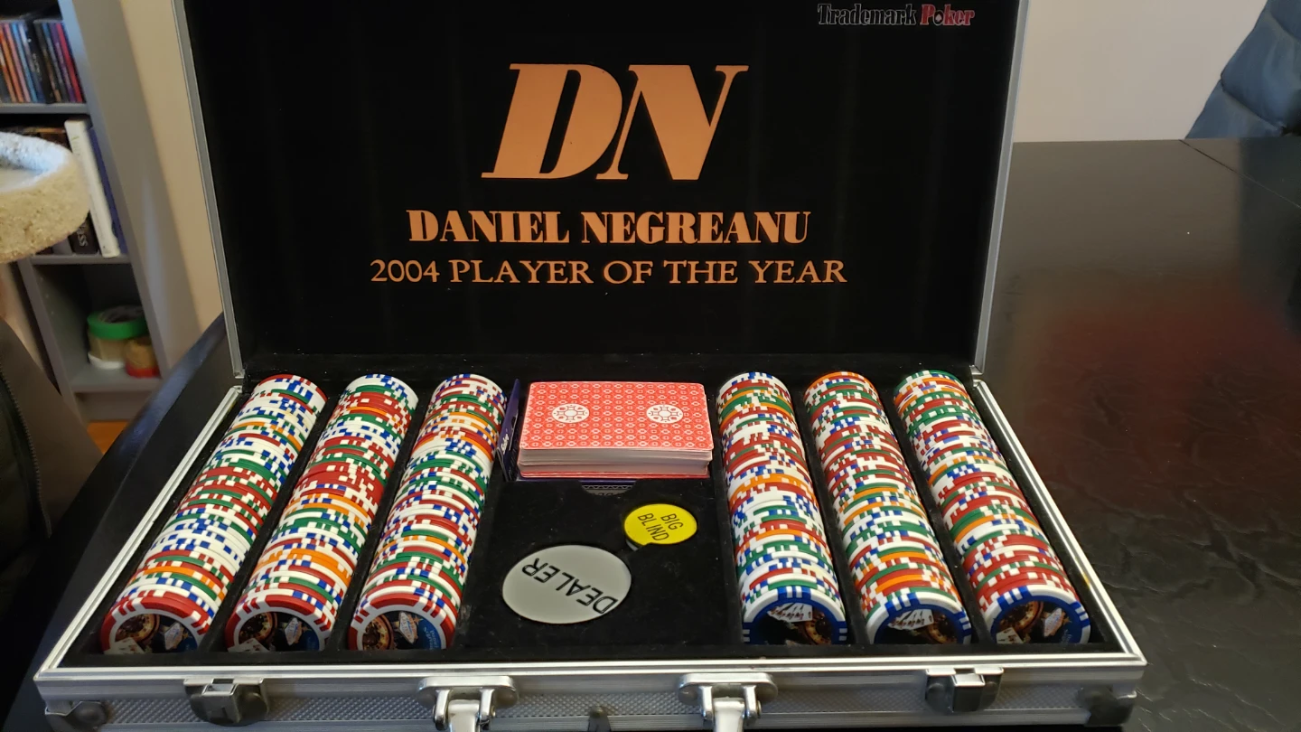 Daniel Negreanu "Player of the Year" Poker Set
