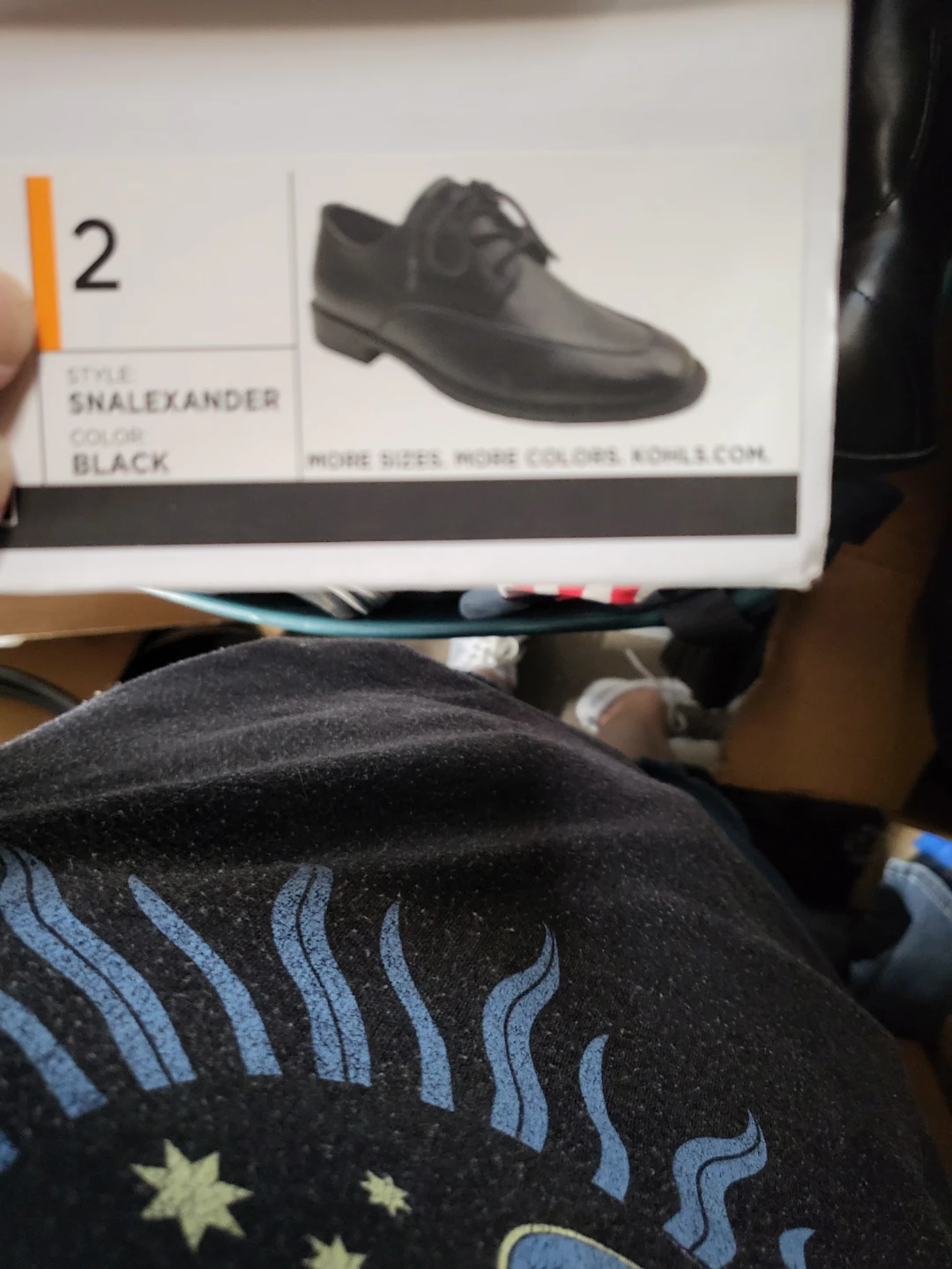 Sonoma Black Snalexander Dress Shoes Size 2 - photo 2