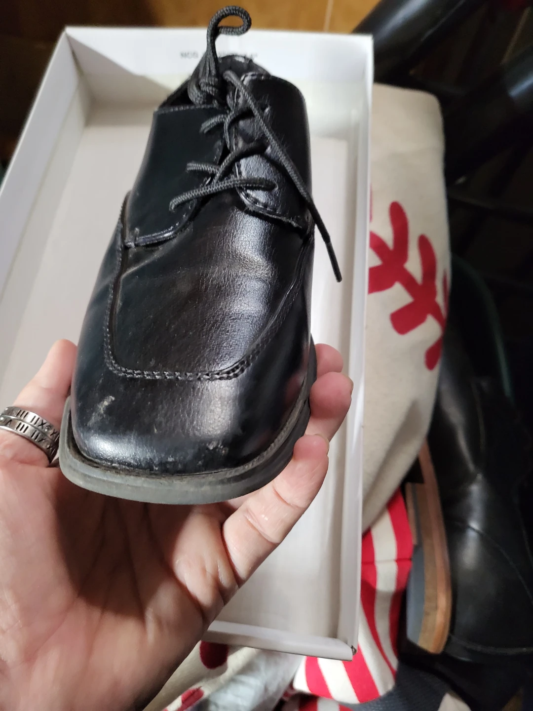 Sonoma Black Snalexander Dress Shoes Size 2 - photo 3