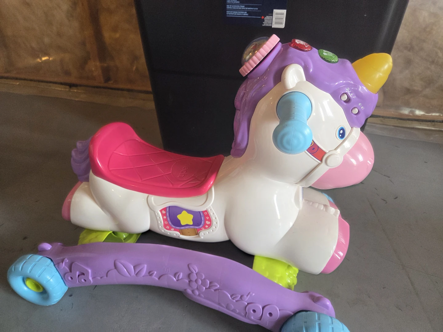 Unicorn Ride-On Toy with Lights and Sounds