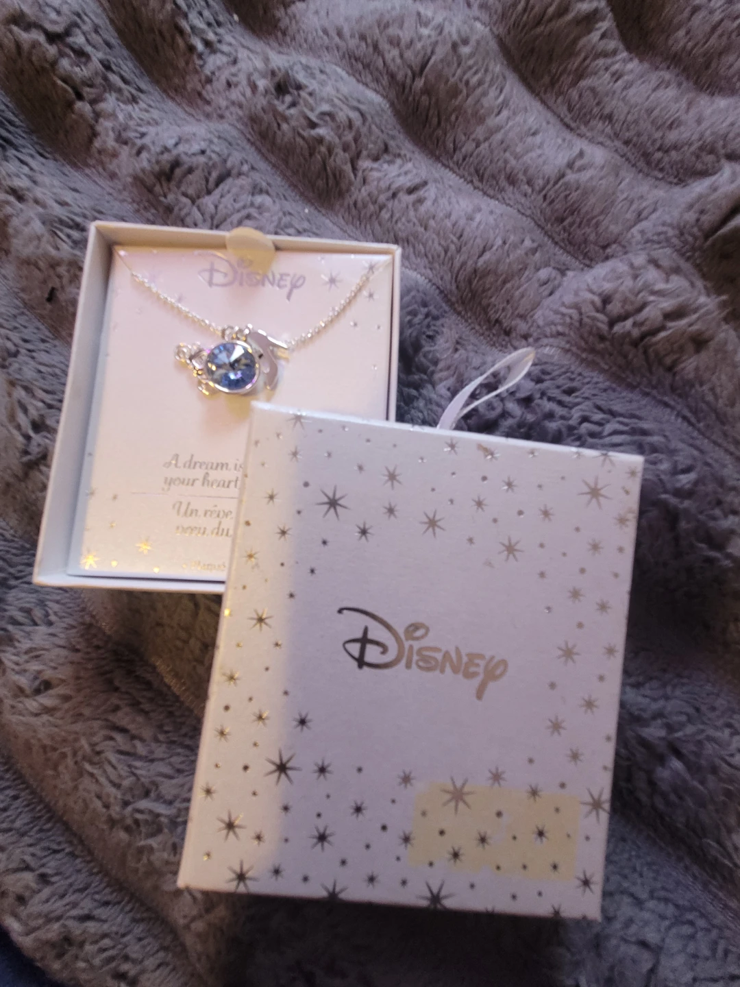 BNIB Disney "A dream is a wish your heart makes" Necklace - photo 2