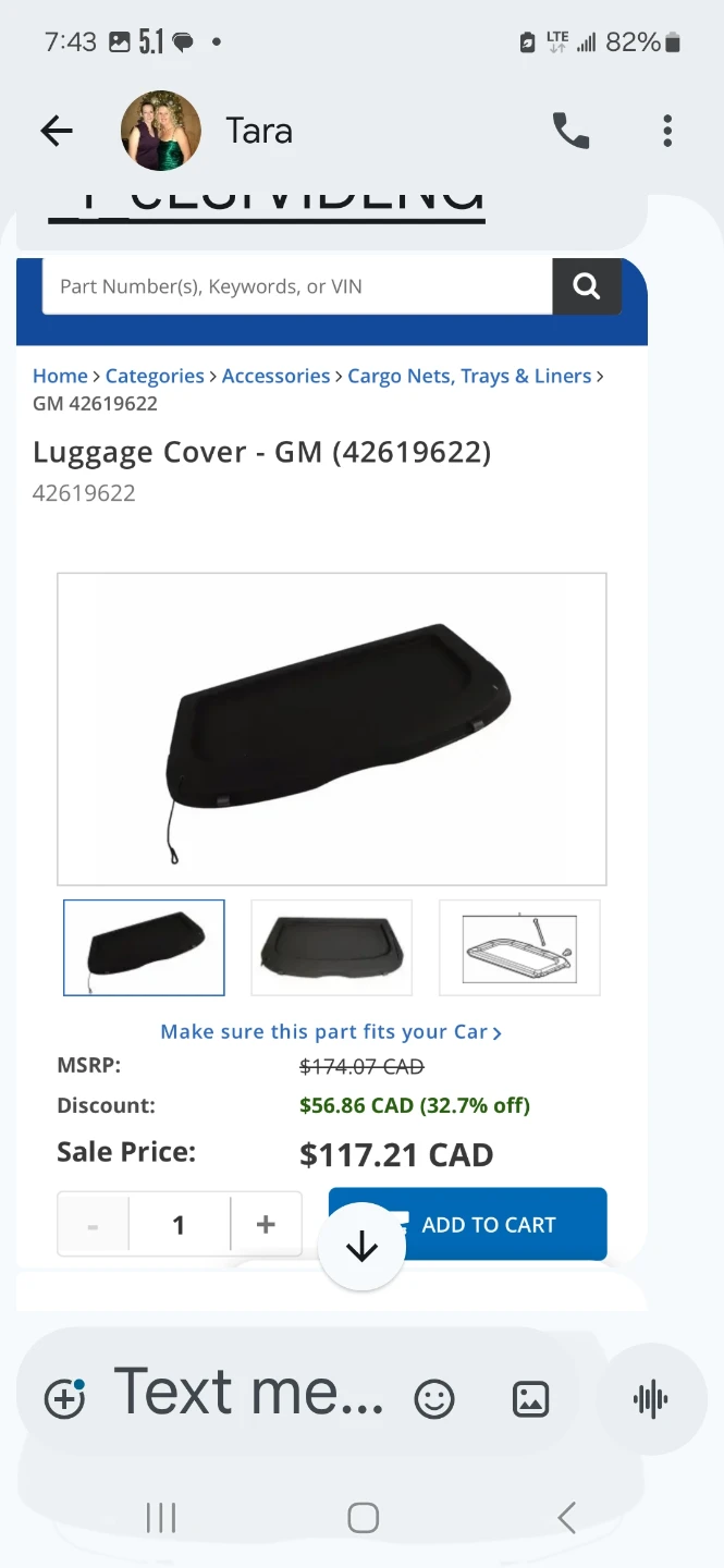 Buick Encore 2013-2022 Luggage Cover - photo 2