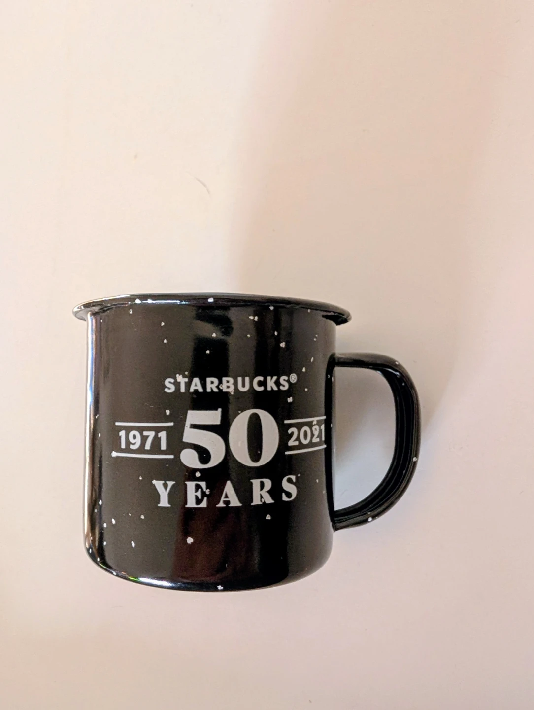Starbucks 50 Years Anniversary Enamel Camp Mug