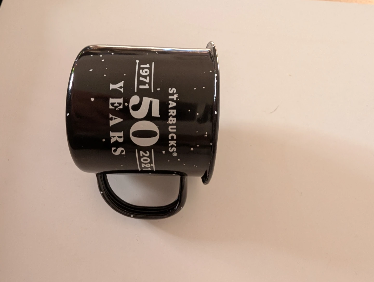 Starbucks 50 Years Anniversary Enamel Camp Mug - photo 2