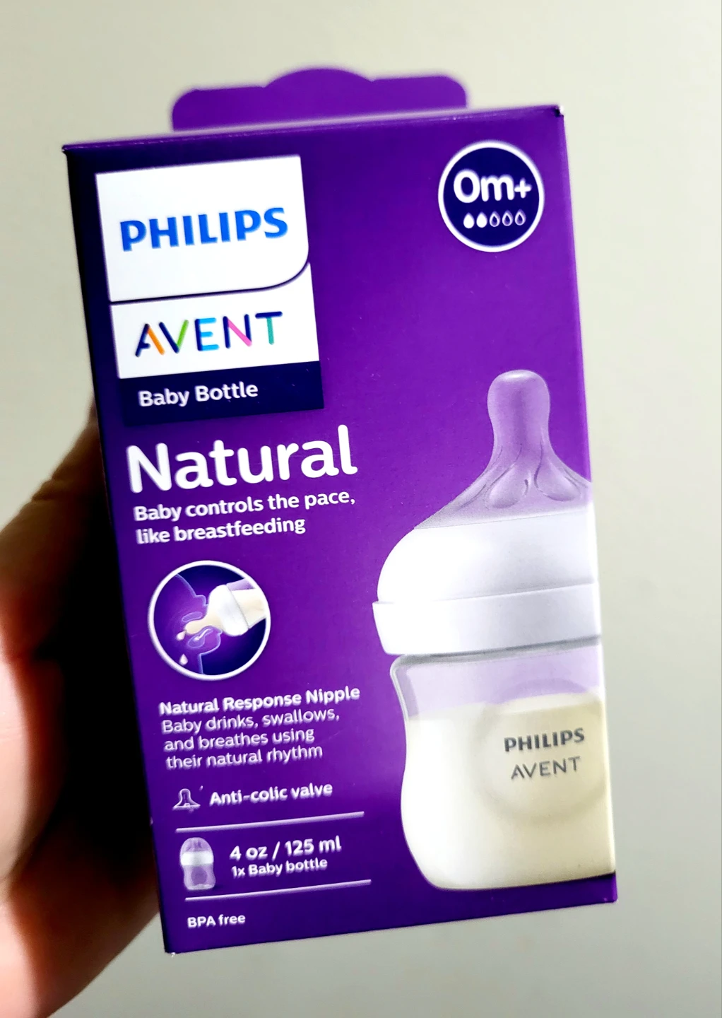 Philips Avent Natural Baby Bottle 4 oz / 125 ml