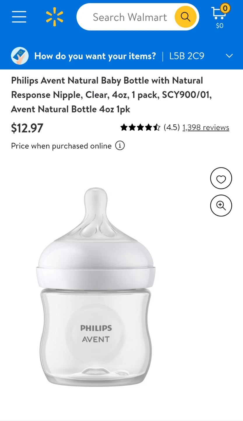 Philips Avent Natural Baby Bottle 4 oz / 125 ml - photo 2