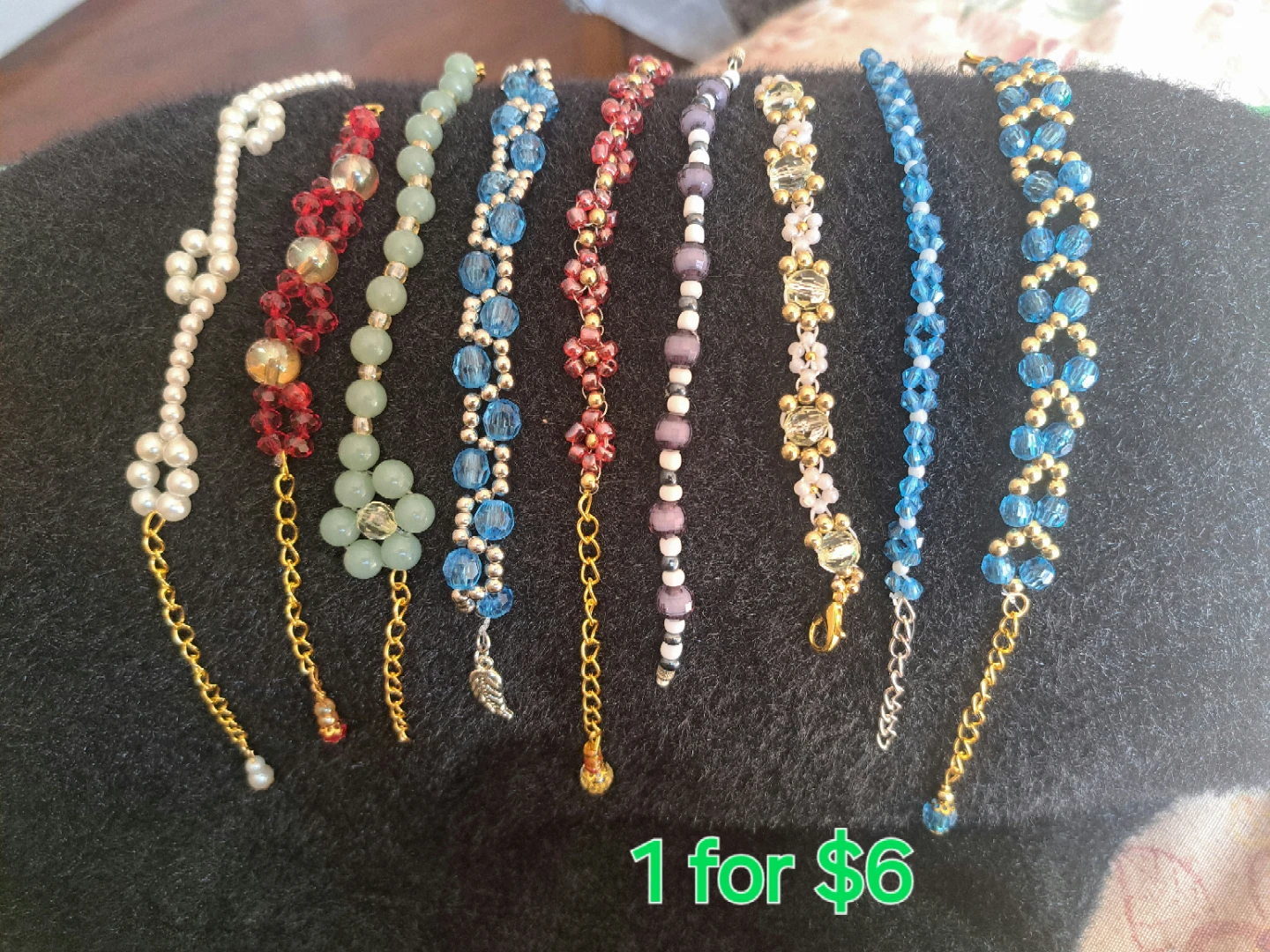 Handmade Beaded Bracelets and Earrings Sets - photo 3