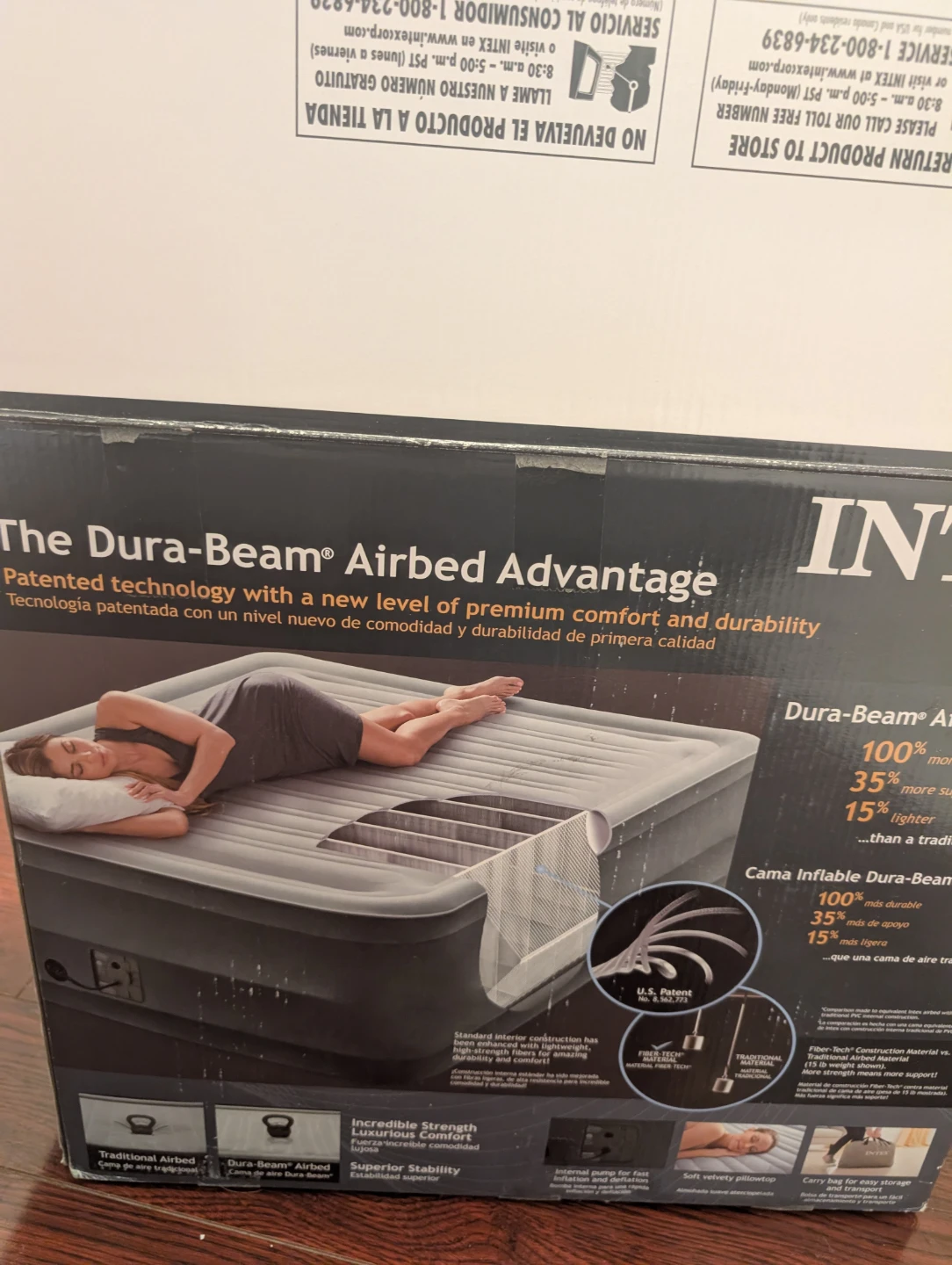 Intex Dura-Beam Airbed Queen 22in
