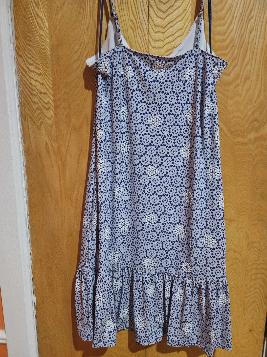 Michael Kors Blue Floral Print Dress Size M - photo 3