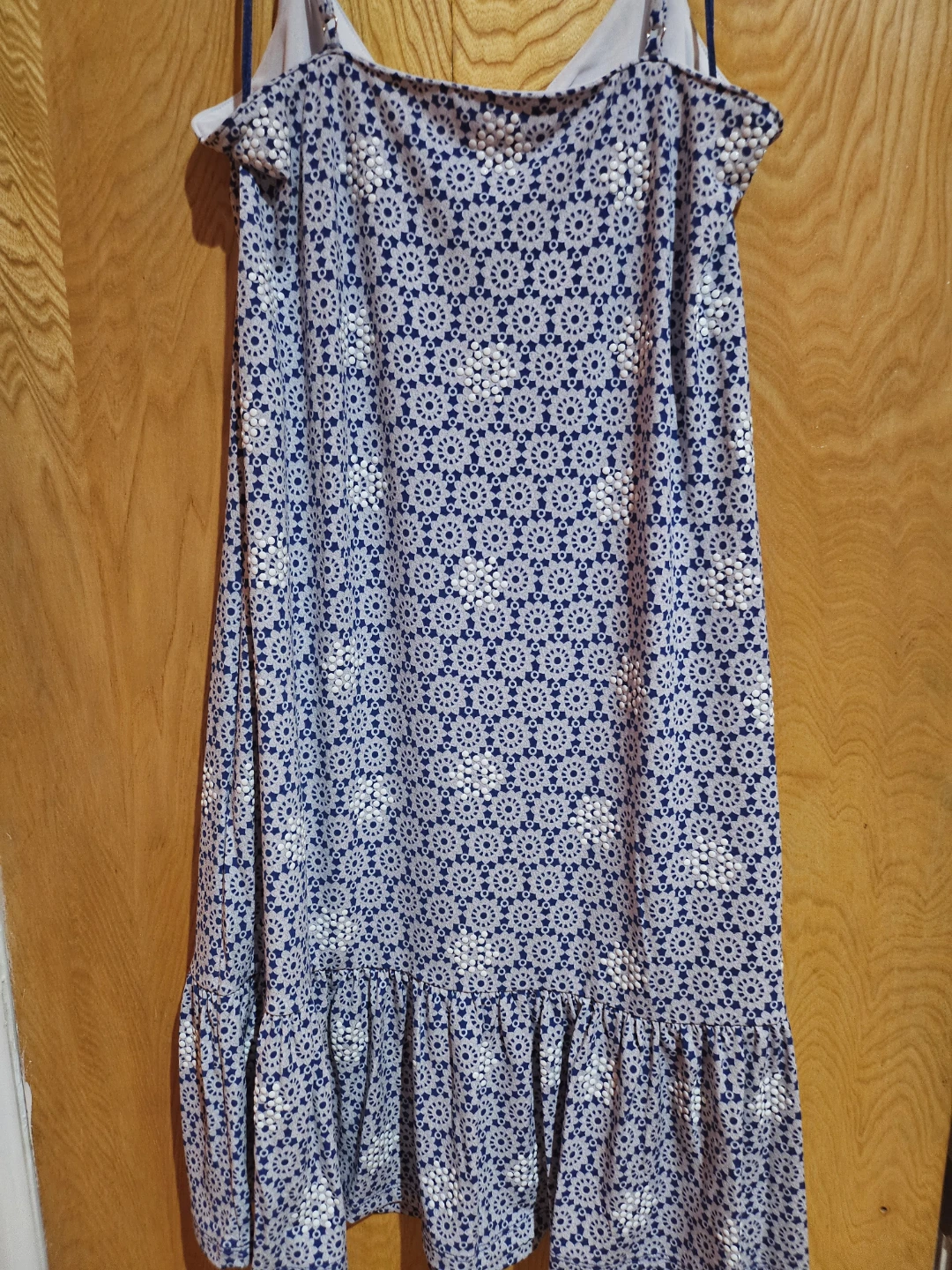 Michael Kors Blue Floral Print Dress Size M - photo 4