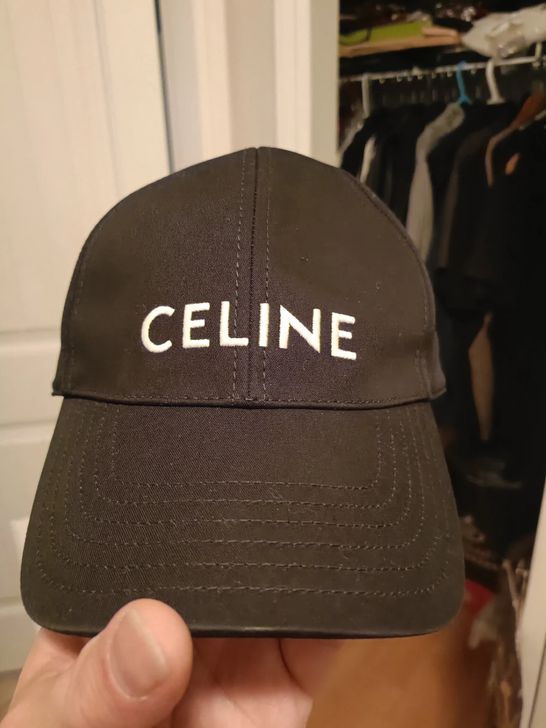 Celine Baseball Cap - Black - Size M