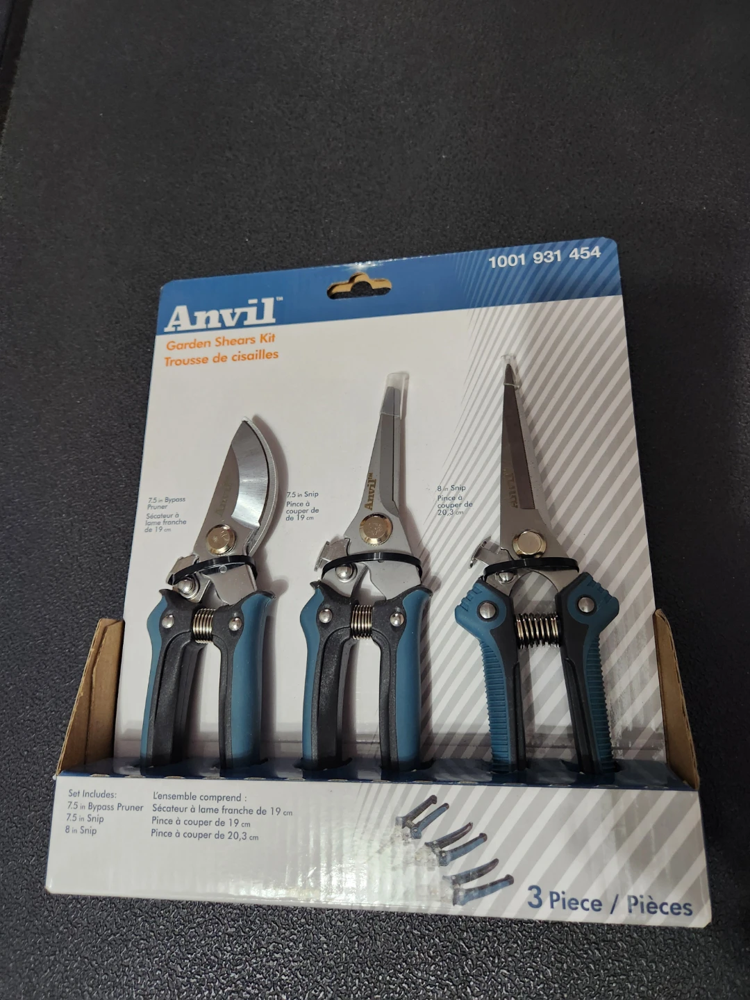 Anvil Garden Shears Kit - 3 Piece Set