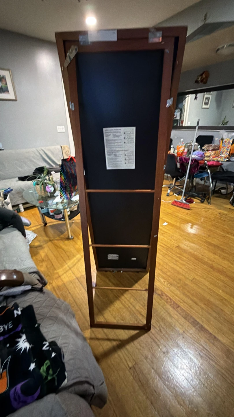 Wooden Full Length Standing Mirror - photo 3