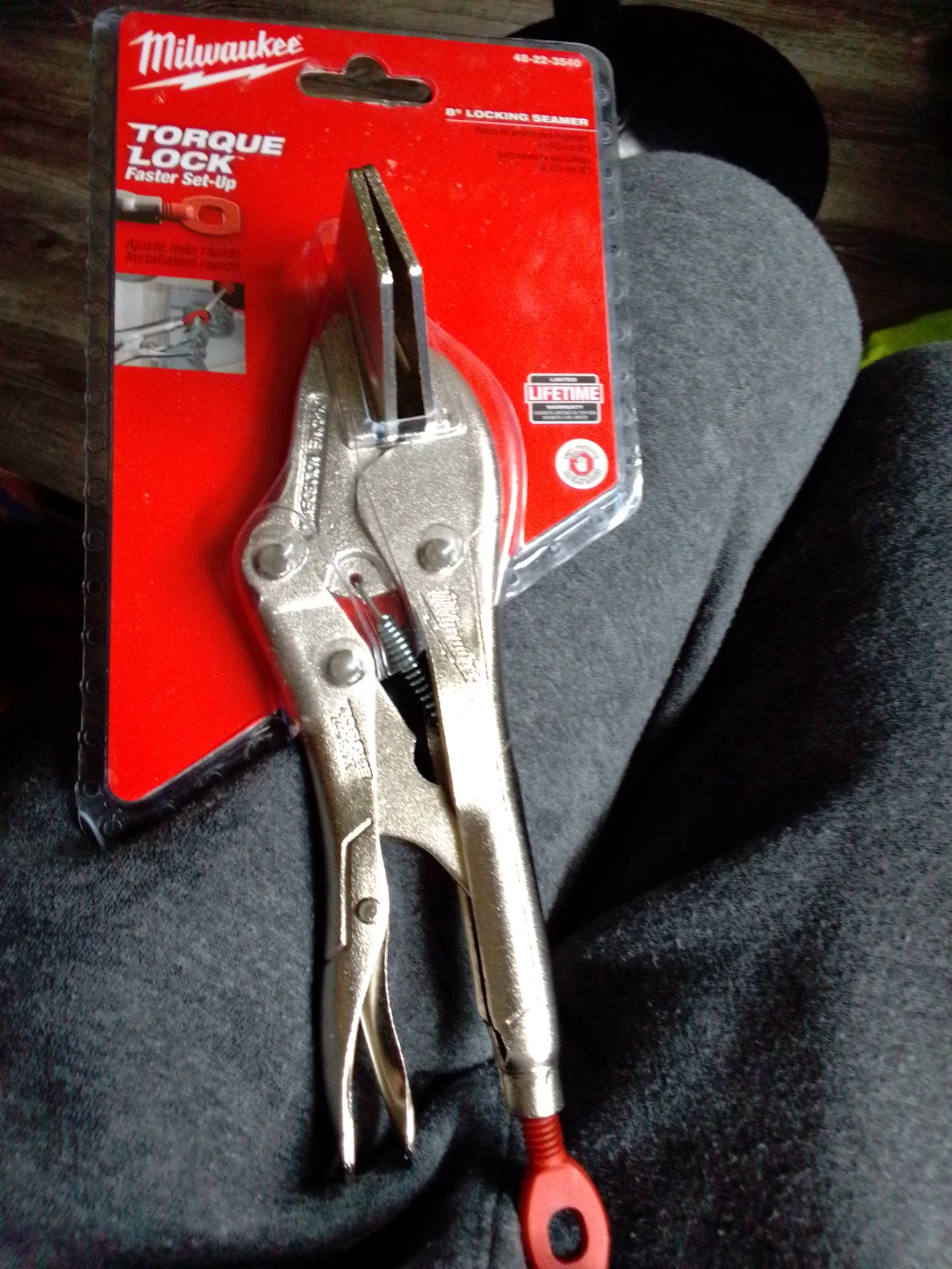 Milwaukee 8" Torque Lock Locking Seamer Pliers