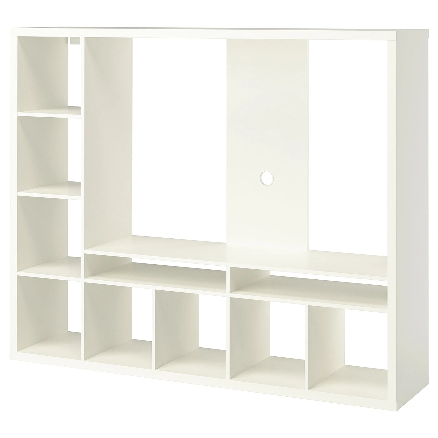 LAPPLAND TV storage unit, white, 183x39x147 cm - IKEA
