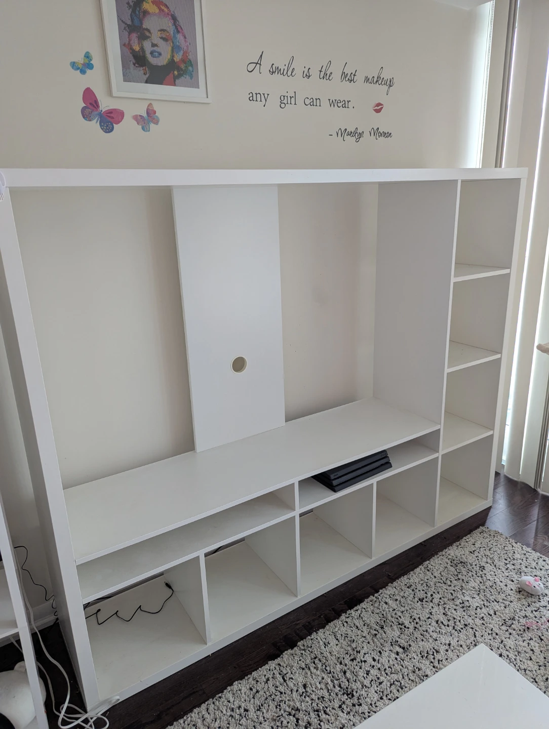 LAPPLAND TV storage unit, white, 183x39x147 cm - IKEA - photo 3