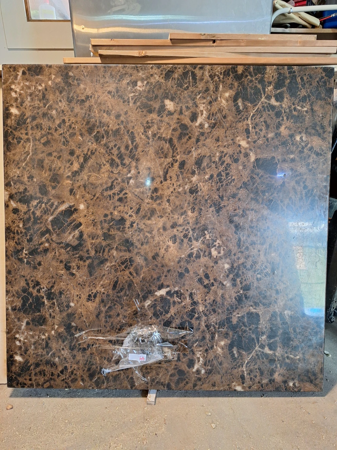 Faux Marble Table Top and Legs