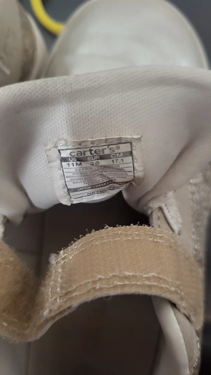 Carter's Glitter Sneakers - Size 11M - photo 3