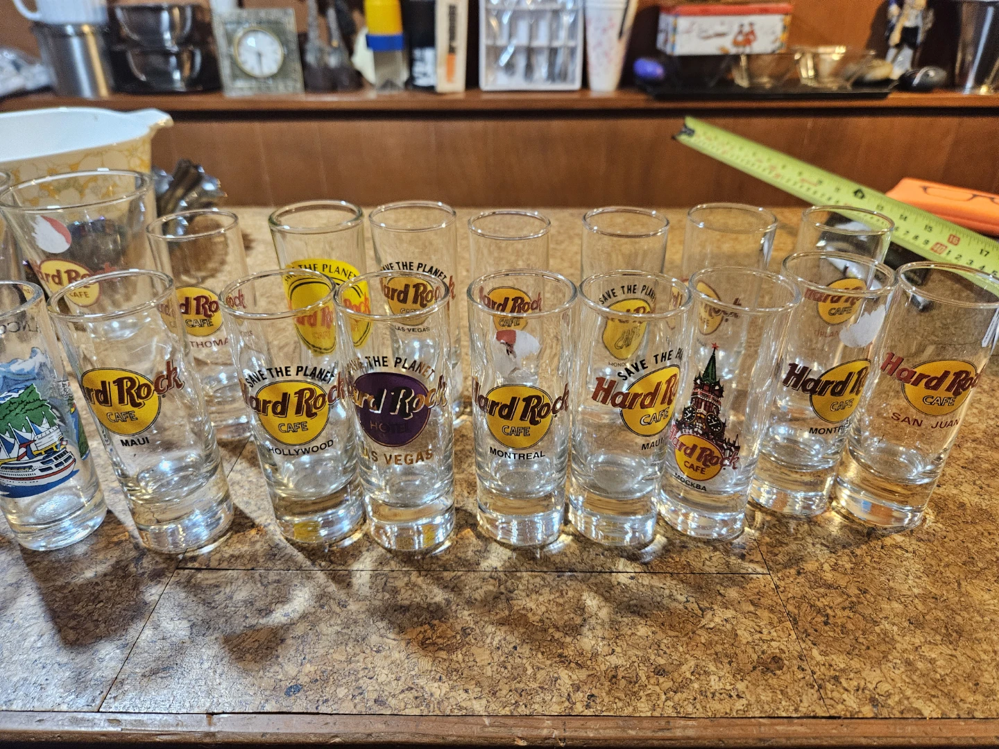 Hard Rock Cafe Shot Glasses - Set of 13 - photo 2