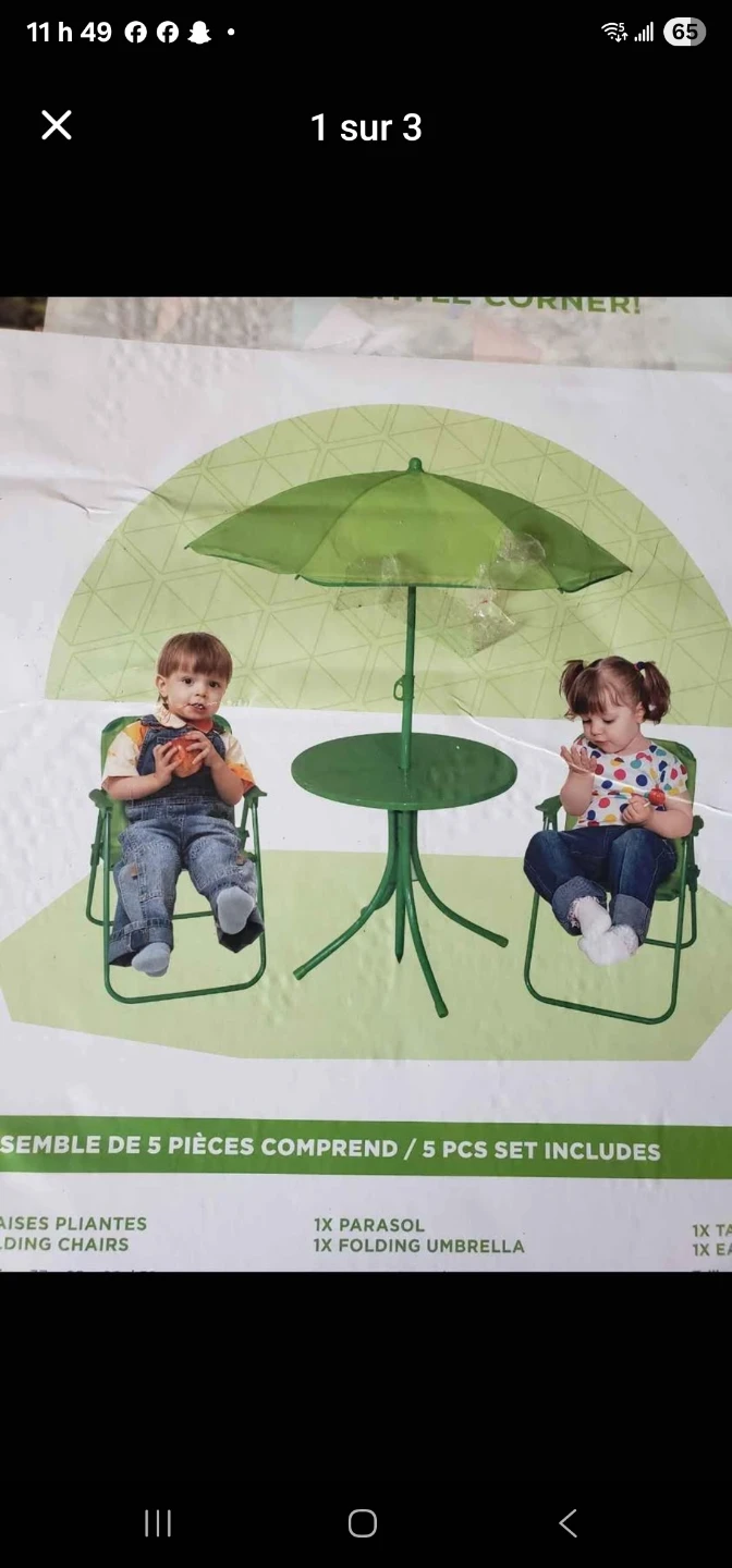 Ensemble de patio pour enfants Steady Home 5 pièces - photo 3