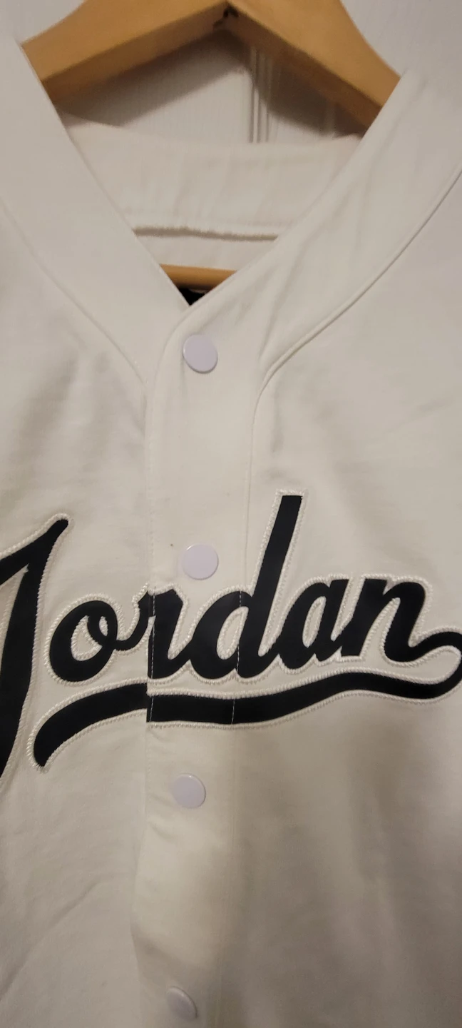 Jordan Baseball Jersey White Men's Medium - photo 5