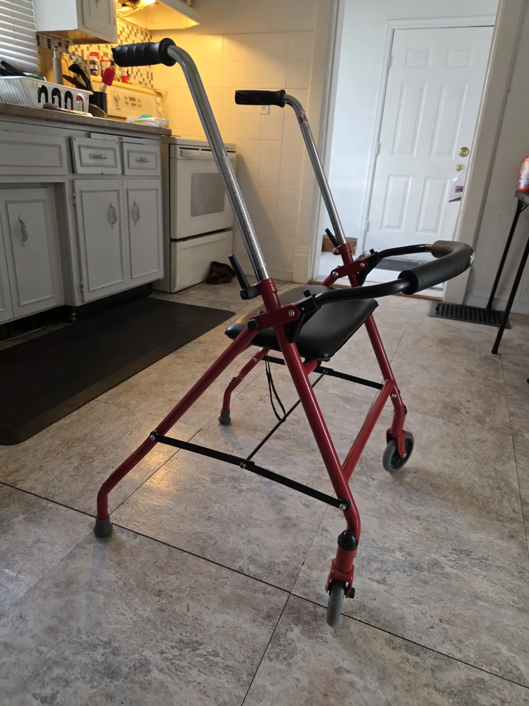 Red Walker with Seat
