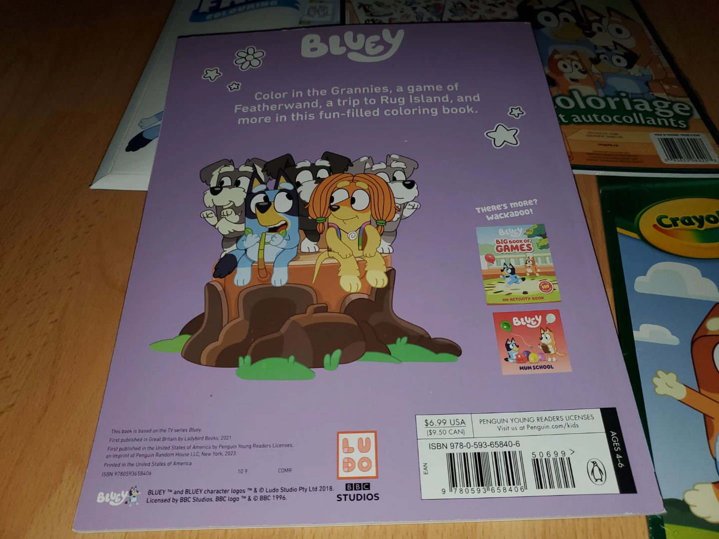 Crayola Bluey Colouring & Fun and Games Book - photo 4