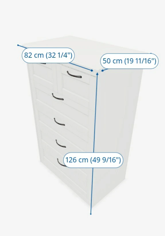 IKEA SONGESAND 6 Drawer - photo 2