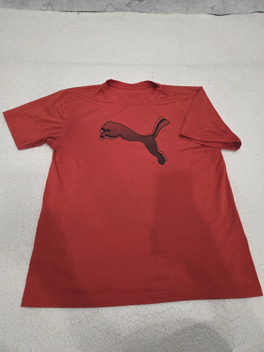 Puma Red T-Shirt with Large Logo