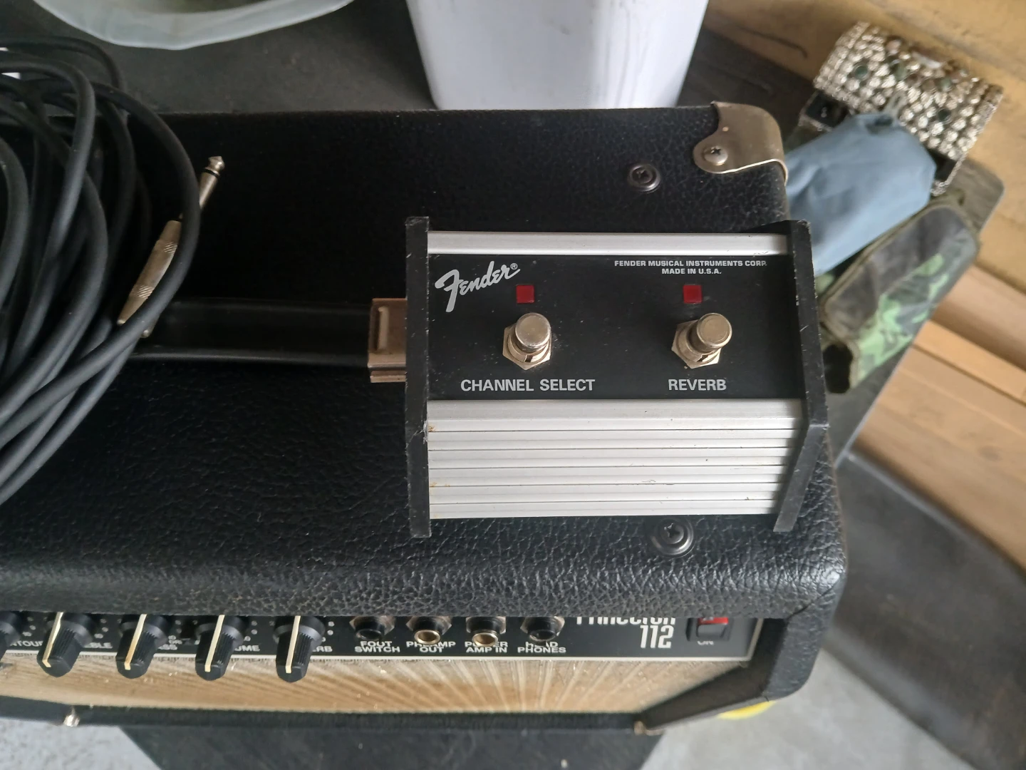 Fender Princeton 112 Guitar Combo Amp - photo 5