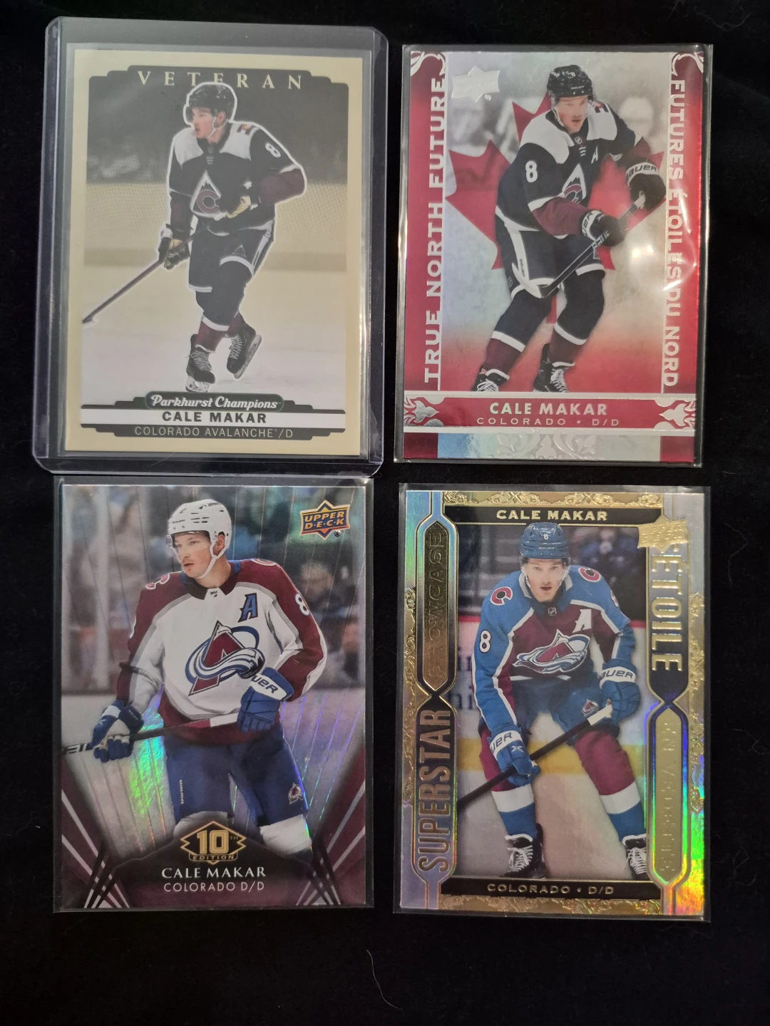 Cale Makar Hockey Card Lot buy individual or together for $5