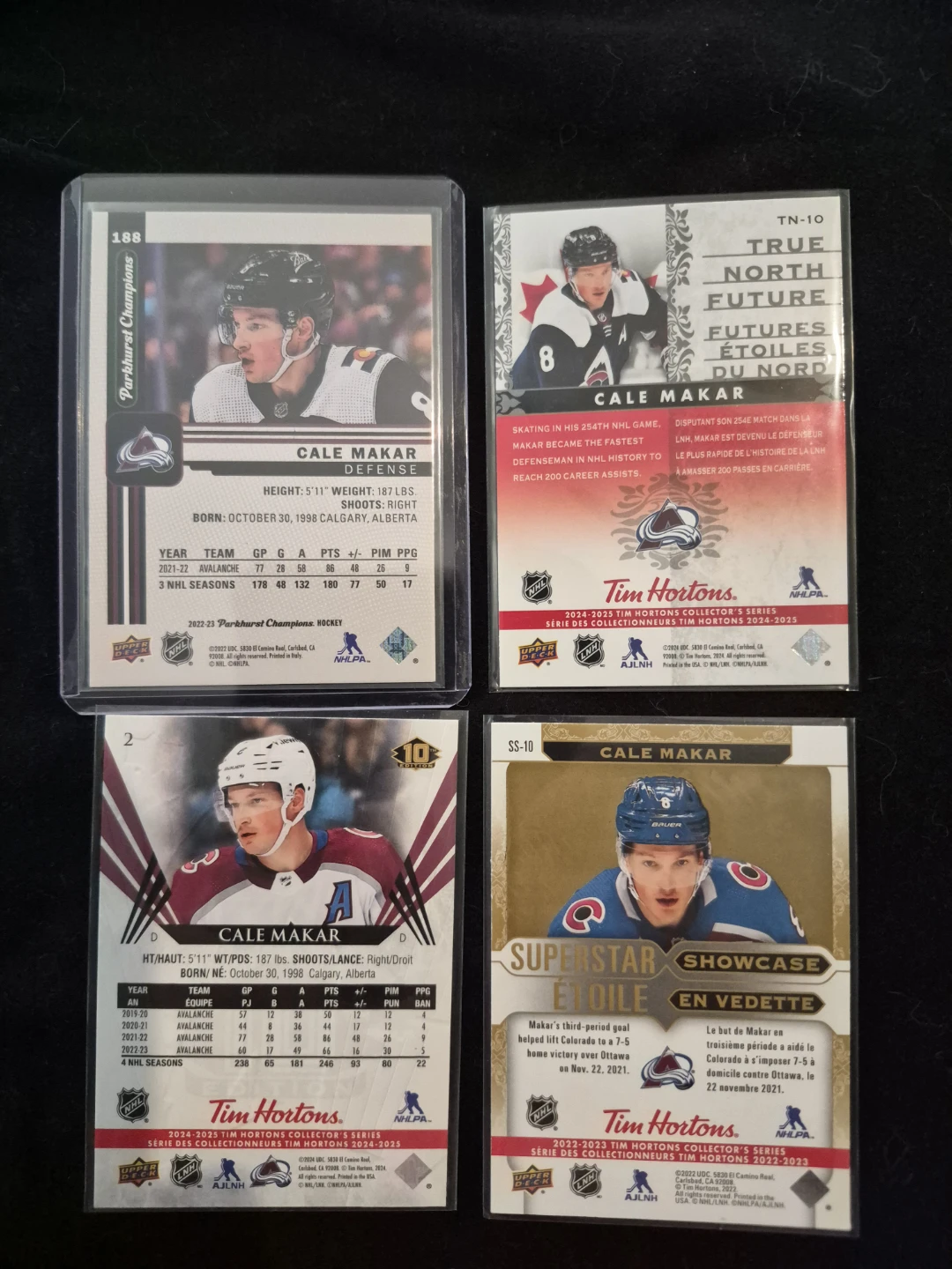 Cale Makar Hockey Card Lot buy individual or together for $5 - photo 2