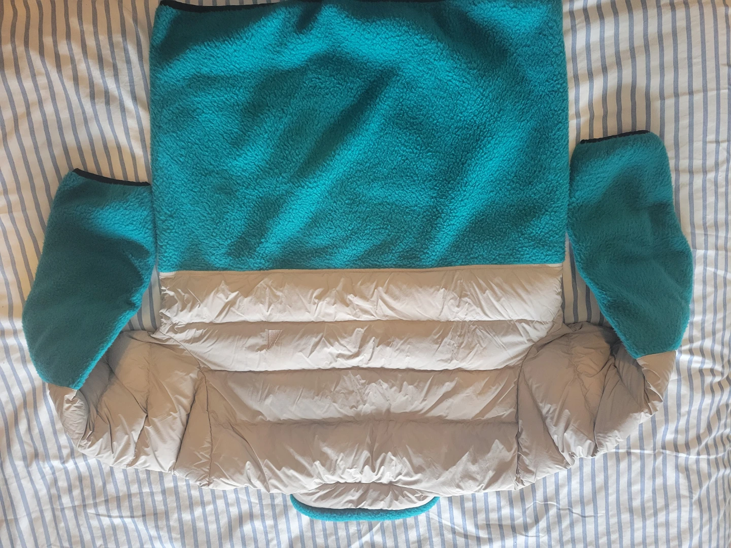 Classic Unisex Quilted Berber Fleece Pullover -  Brand New - photo 2