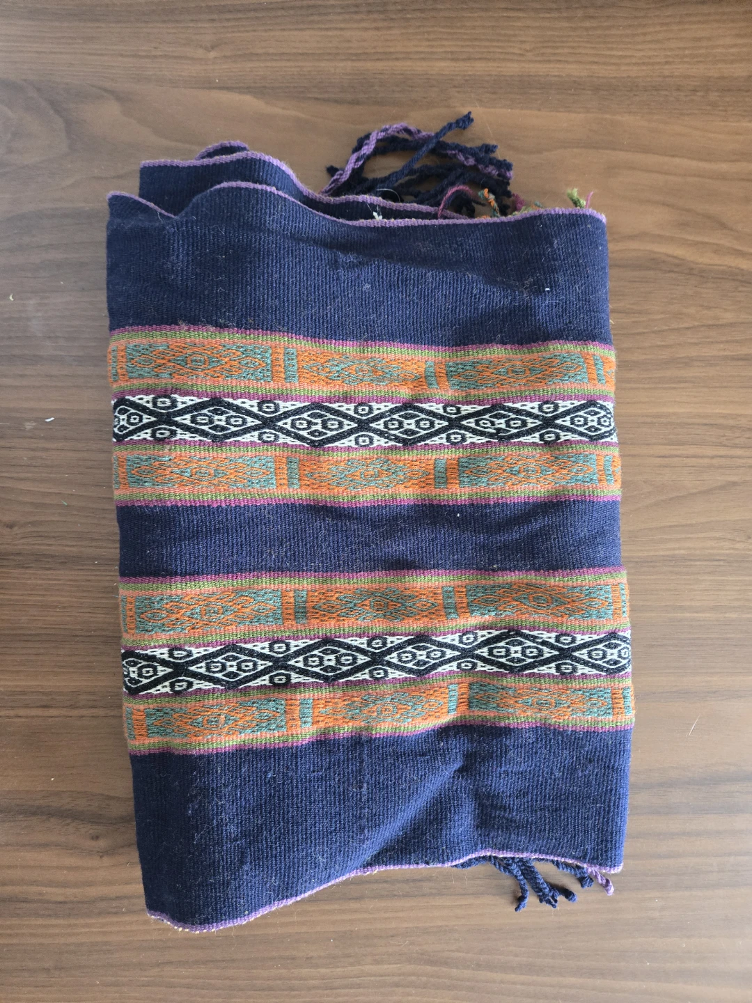 Hand Woven Tapestry With Tassels